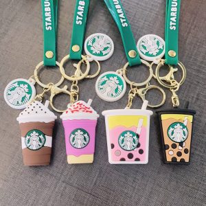 PVC Starbucks Keychain