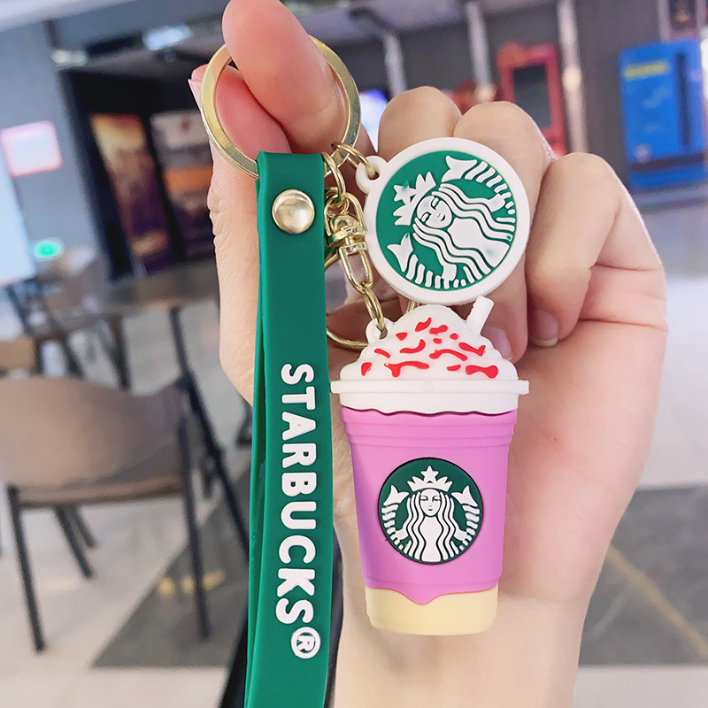 PVC Starbucks Keychain