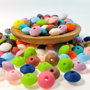 12mm Silicone Abacus Beads Flat Spacer Beads Wholesale