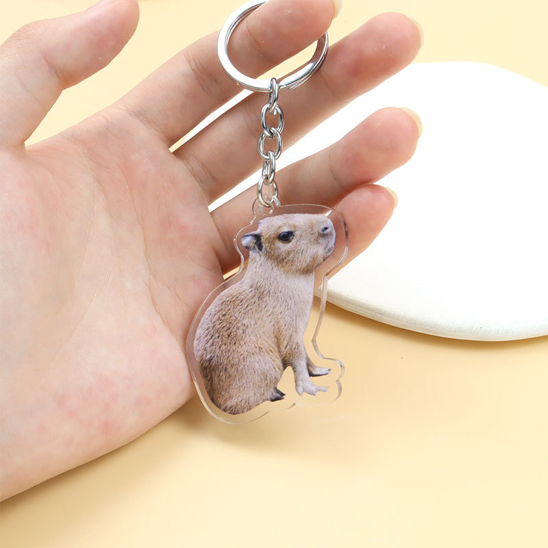 Acrylic Capybara Keychain
