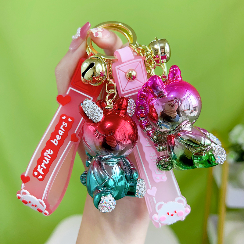 Acrylic Creative Diamond Unicorn Keychain