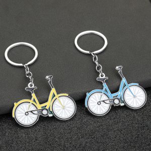 Fashion Creative Bicycle Alloy Keychain