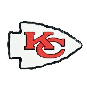 20pcs Kansas City Chiefs Logo Silicone Focal Beads