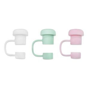 20pcs 10mm Mushroom Silicone Straw Cover