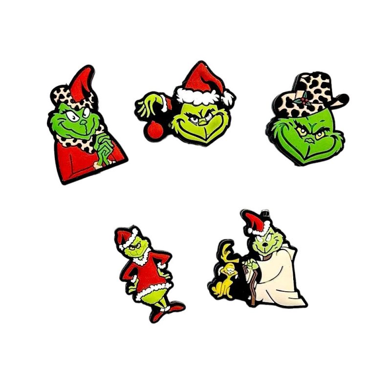 20pcs Grinch Focal Beads