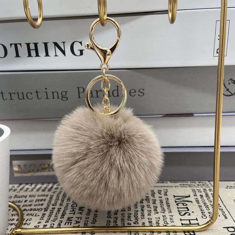 8cm Pom Pom Keychain Pendant With Lobster Clasp 21 8cm Pom Pom Keychain Pendant With Lobster Clasp - Image 20