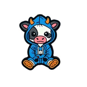 Halloween Hoodie Cow Silicone Focal Beads