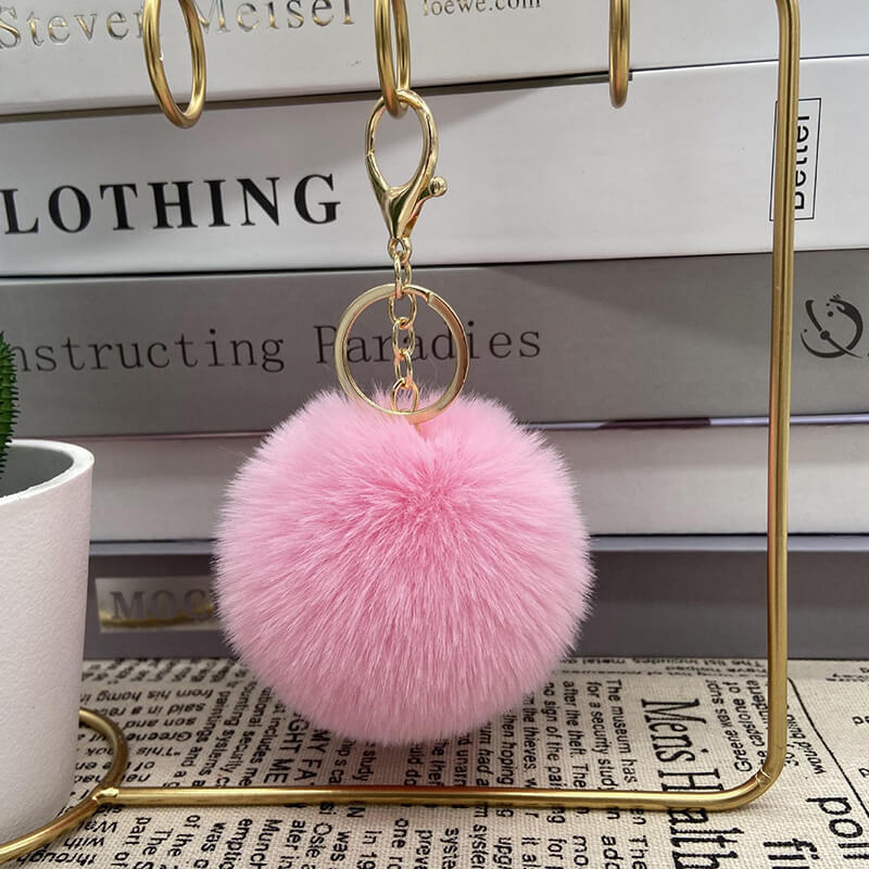 8cm Pom Pom Keychain Pendant With Lobster Clasp 18 8cm Pom Pom Keychain Pendant With Lobster Clasp - Image 17