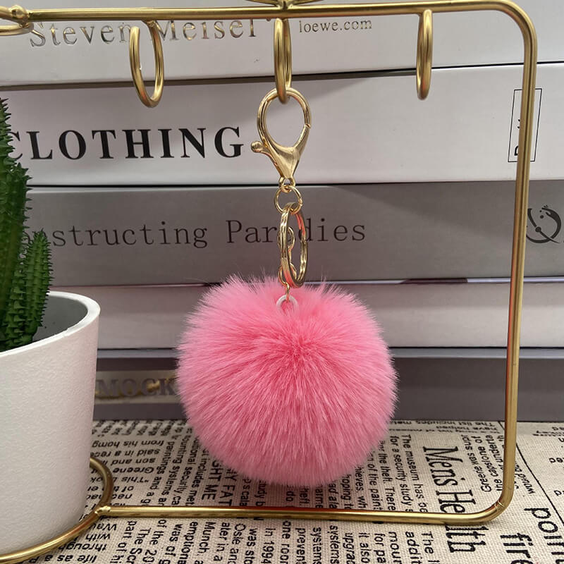 8cm Pom Pom Keychain Pendant With Lobster Clasp 24 8cm Pom Pom Keychain Pendant With Lobster Clasp - Image 23