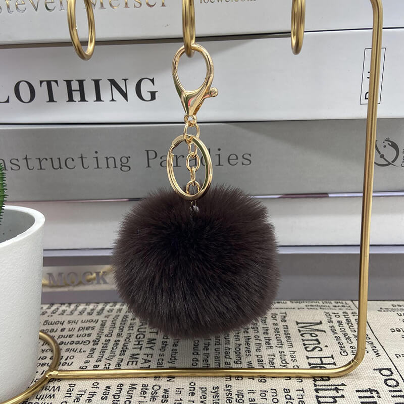 8cm Pom Pom Keychain Pendant With Lobster Clasp 25 8cm Pom Pom Keychain Pendant With Lobster Clasp - Image 24