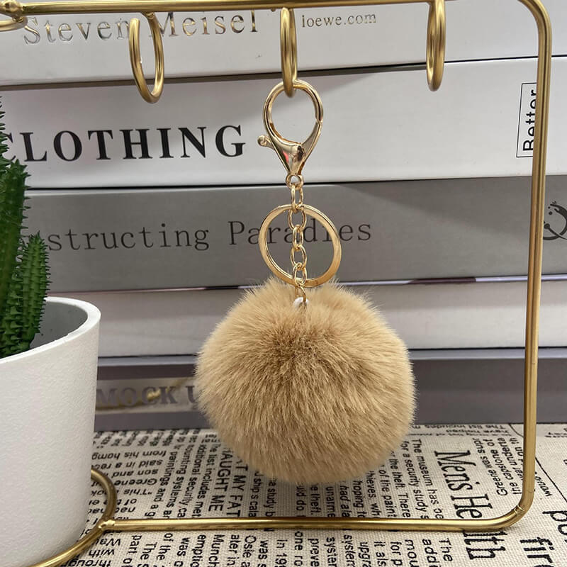 8cm Pom Pom Keychain Pendant With Lobster Clasp 19 8cm Pom Pom Keychain Pendant With Lobster Clasp - Image 18