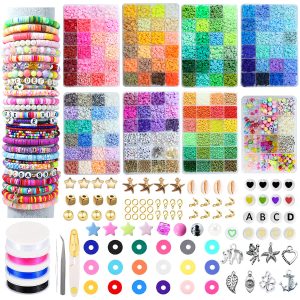 6mm Mixing Colors Polymer Clay Heishi Beads Set