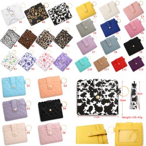 PU Leather Keychain Coin Purse Card Holder