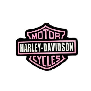 20Pcs Pink Yellow Harley Davidson Silicone Focal Beads