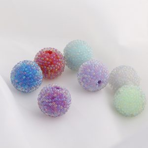 20pcs 16mm Whimsical Chunky Bubblegum Beads