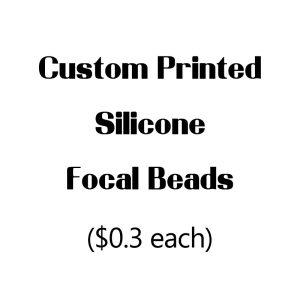 custom silicone focal beads