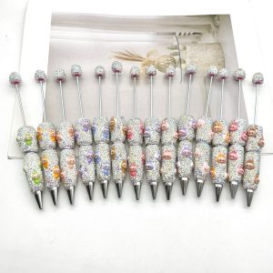 1pc 14cm Labub Rhinestone Beadable Pens