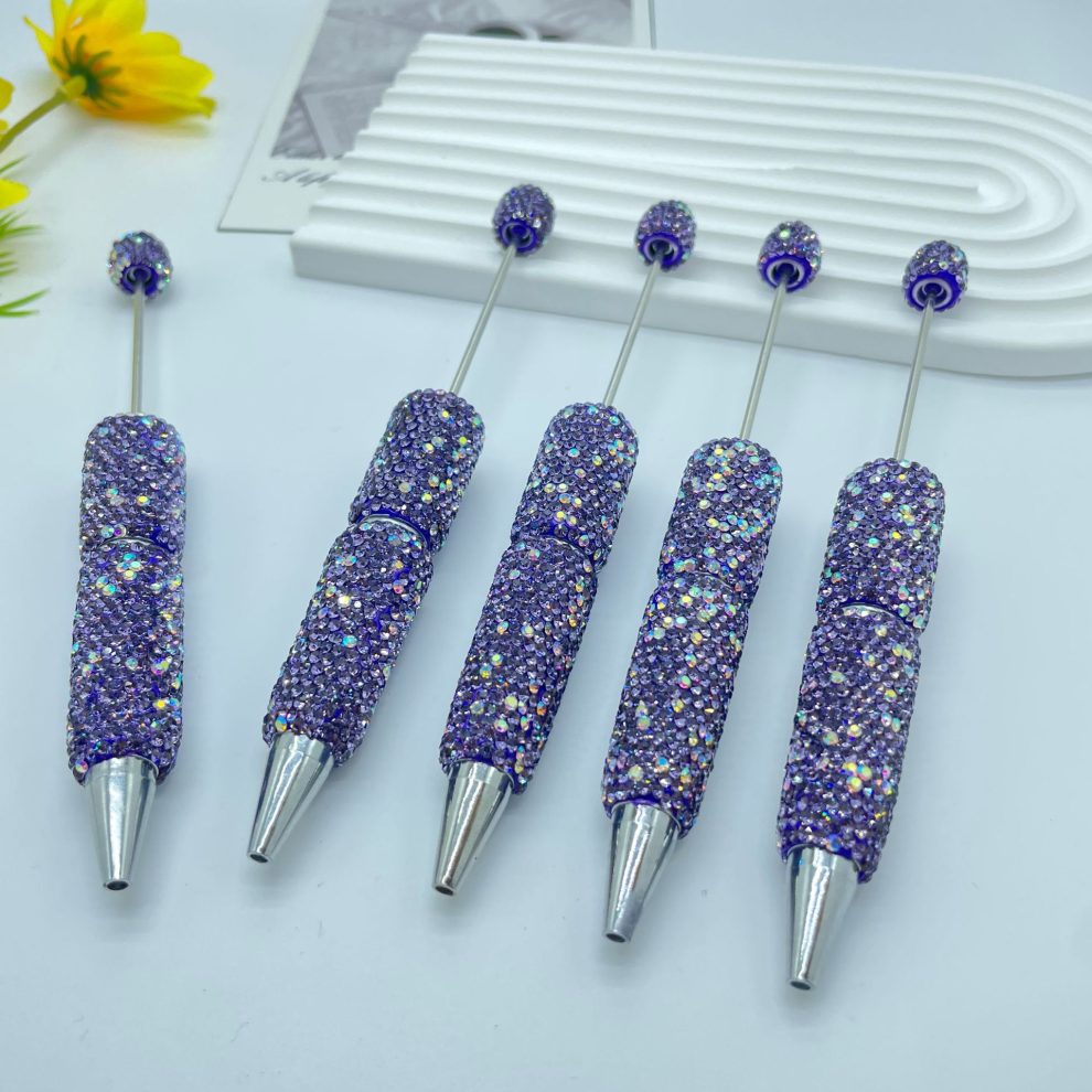 Custom Rhinestone Pens Creative Full Rhinestone Beadable Pens - JUZEA – Premium Beads ...