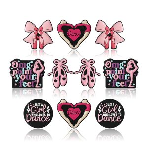 20Pcs Next Thursday Dance Theme Silicone Focal Beads